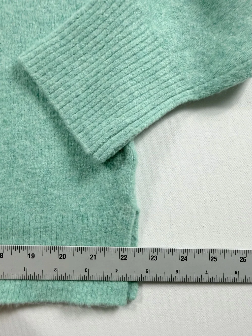 J.Crew Extra Soft Crewneck Sweater Mint Green XL NWT Preppy Coastal Grandma - Picture 4 of 8